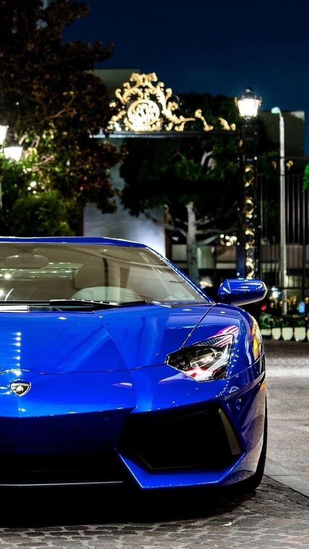 藍色 蘭博基尼 圖片 aventador 桌面 壁紙壁紙