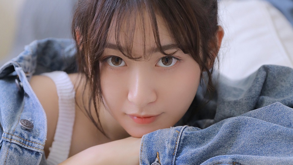清純 牛仔 美女模特壁紙