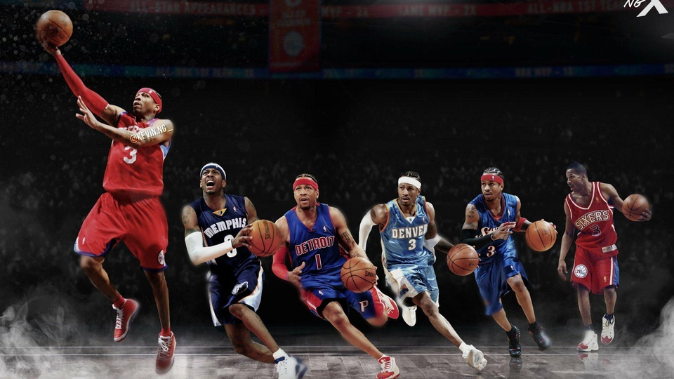 籃球 艾弗森 iverson 76人 3號 勁爆體育壁紙