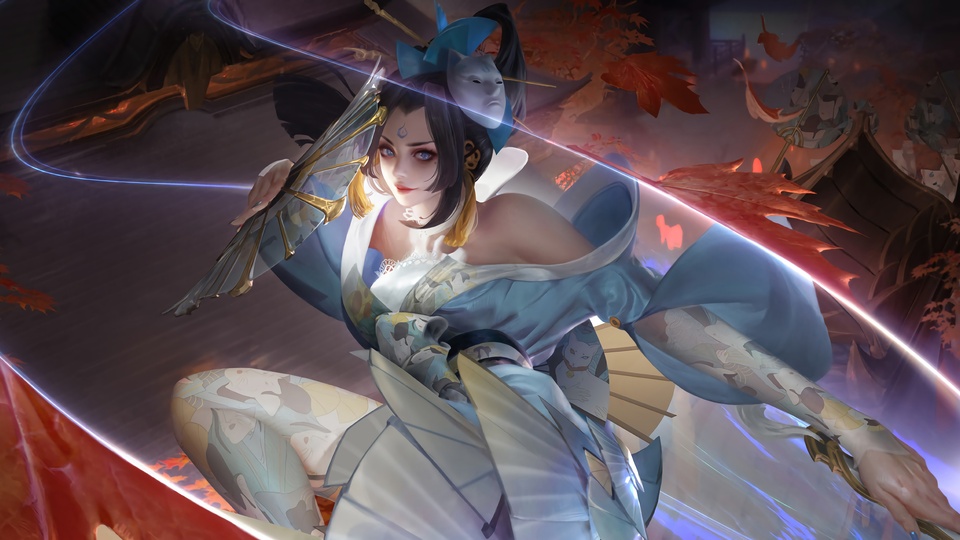 王者榮耀魅語不知火舞4k壁紙壁紙