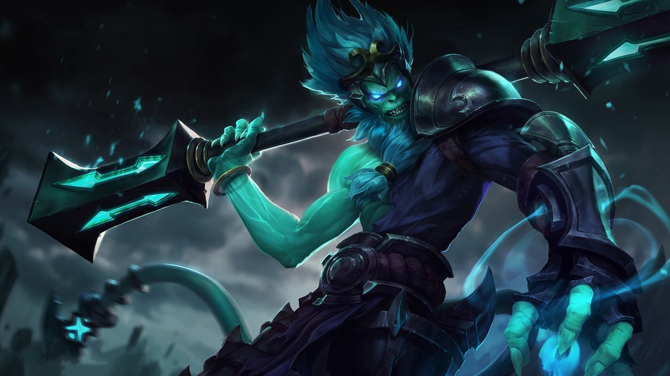 英雄聯盟 lol 齊天大聖 孫悟空 桌面壁紙壁紙