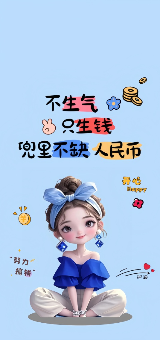 不生氣壁紙