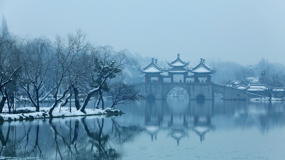 風景 風景名勝 揚州 瘦西湖 風景大片壁紙
