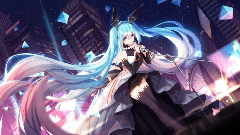 初音未來 動漫卡通壁紙【1】