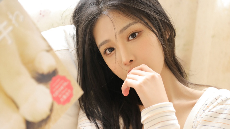 溫婉長髮美女私房照圖片桌面壁紙壁紙【2】