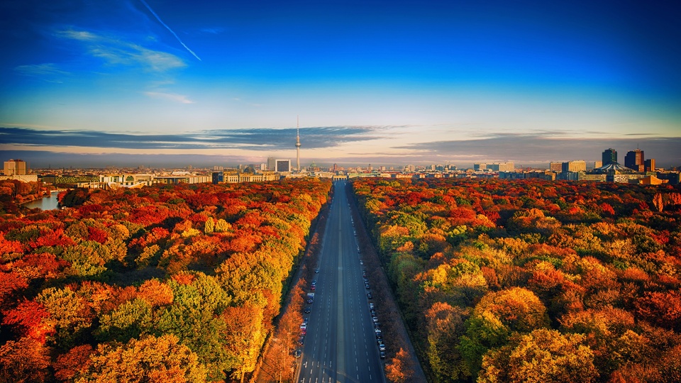 風景 城市風光 道路 建築 4K專區壁紙