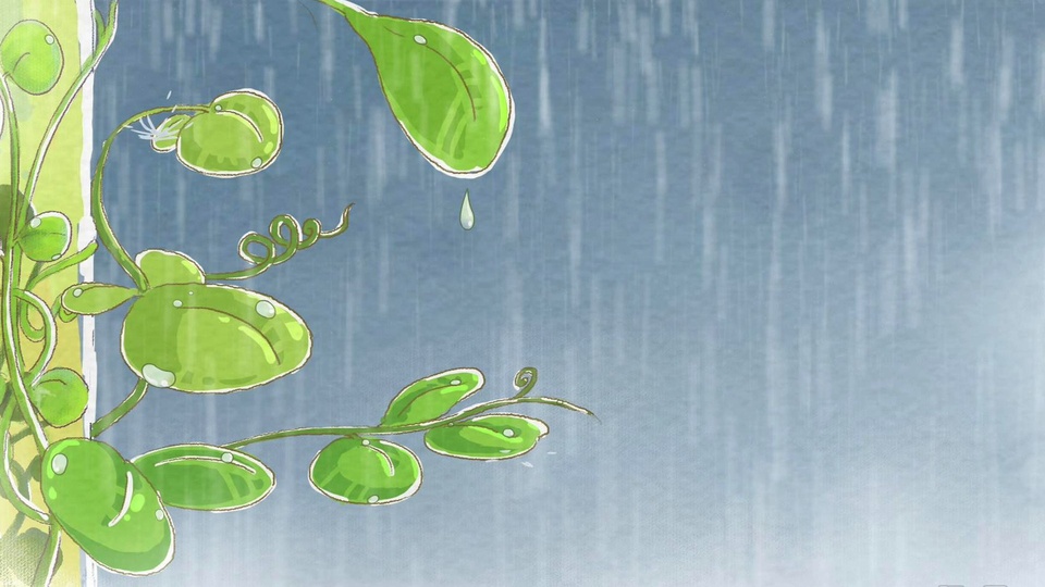 動漫 小清新 雨水壁紙