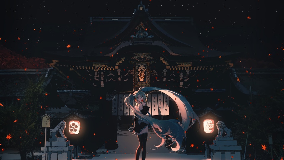 動漫 初音未來 miku V家壁紙【13】