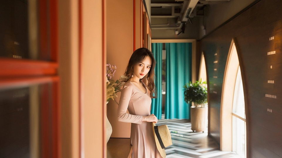 美女 文藝古風 美女模特壁紙