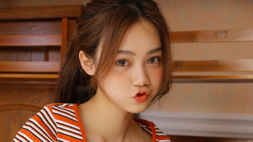 擼貓女孩 性感 寫真圖片桌面壁紙壁紙【2】