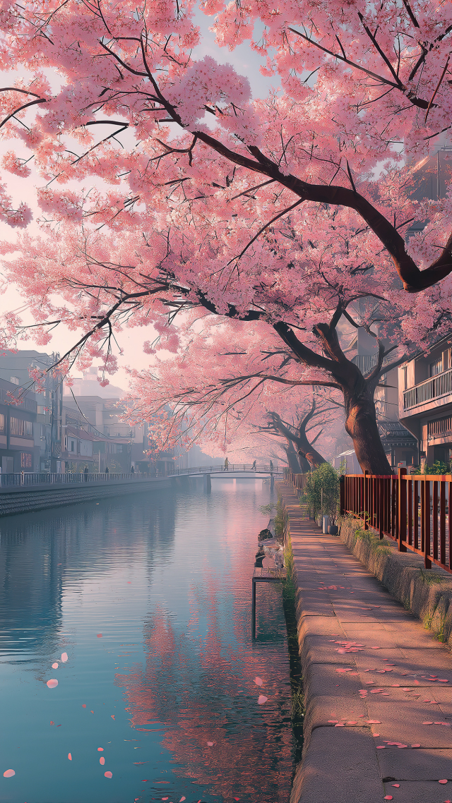 櫻花樹下