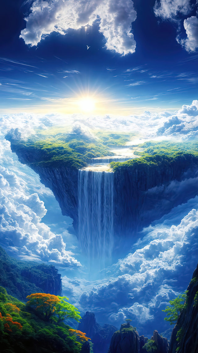 雲海瀑布