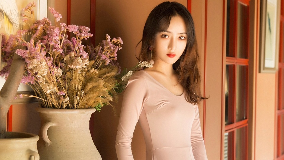 美女 文藝古風 美女模特壁紙