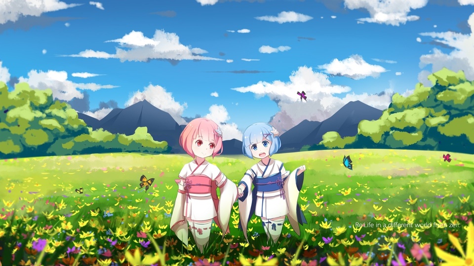 從零開始的異世界生活 蕾姆拉姆 動漫卡通壁紙