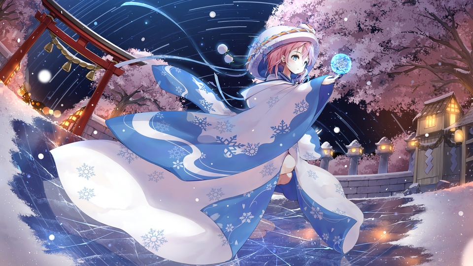 雪女 4k動漫壁紙壁紙