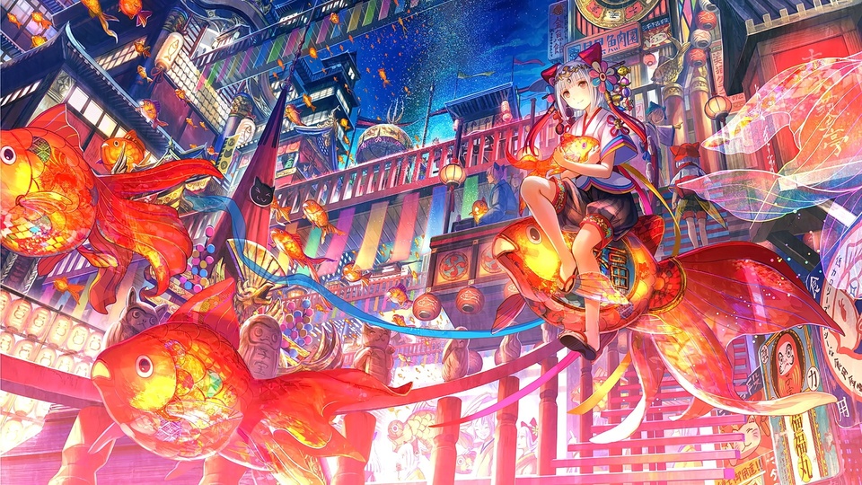 動漫 插畫 唯美 少女壁紙